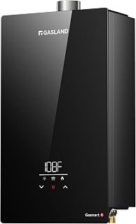 GASLAND Gasmart E 199000 BTU Tankless Water Heater, Up to 7.6 GPM, Whole House Natural Gas Indoor Installation Residential On-Demand Instant Hot Water Heater, CE686NG