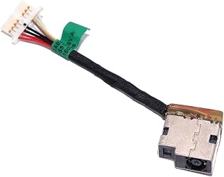 Charging Port DC in Power Jack Cable Replacement for HP 11-V 11-K 11-U 11M-AD M1-U M3-U 15-BK 15M-BP M6-AR M6-AQ M6-W Series 799735-F51 799735-S51 799735-T51 799735-Y51 855995-001