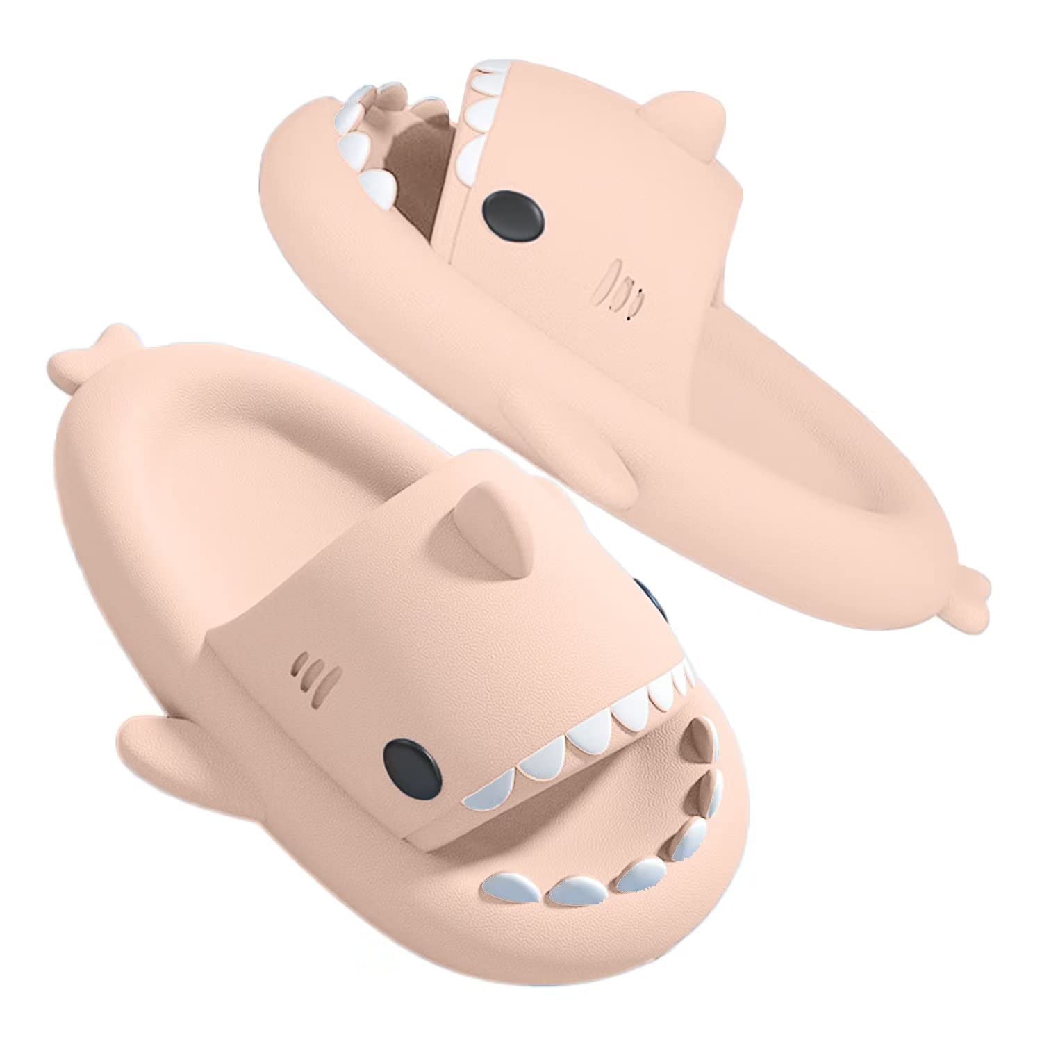 GULAKY Cloud Shark Slides Pillow Slippers Unisex Summer Bath Slippers