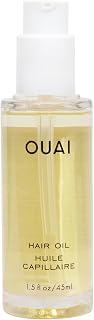 OUAI Hair Oil, Lightweight Heat Protectant, Hair Frizz Control, 1.5 Fl Oz | Hair Oil for Dry Hair & Frizz Control, Adds Shine & Smooths Split Ends, Heat Protectant for Hair, Color Safe & Silicone Free