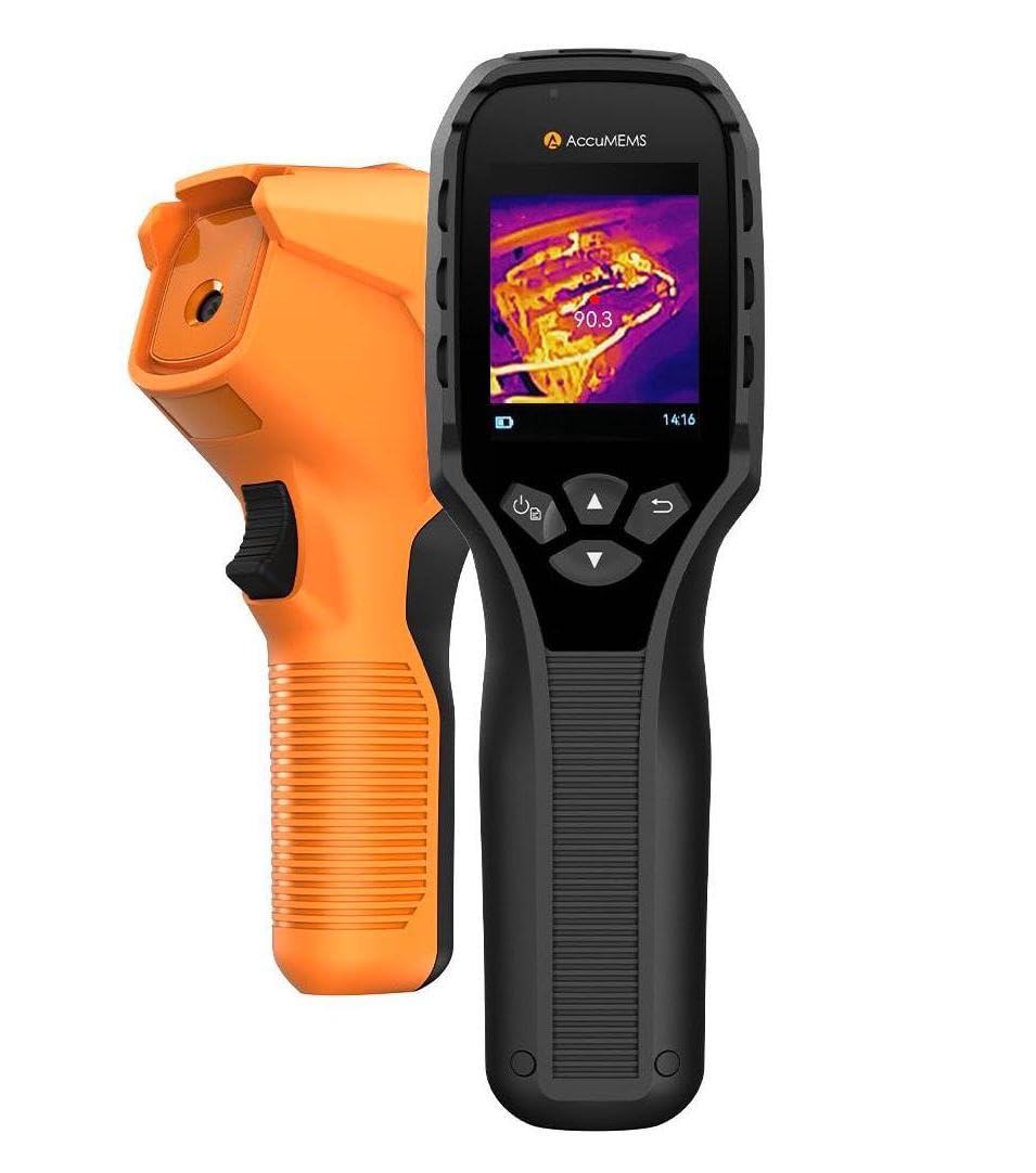 AccuMEMS GT14S Thermal Imaging Camera, Thermometer Mode, Ultra-Light 240g | 4°F~