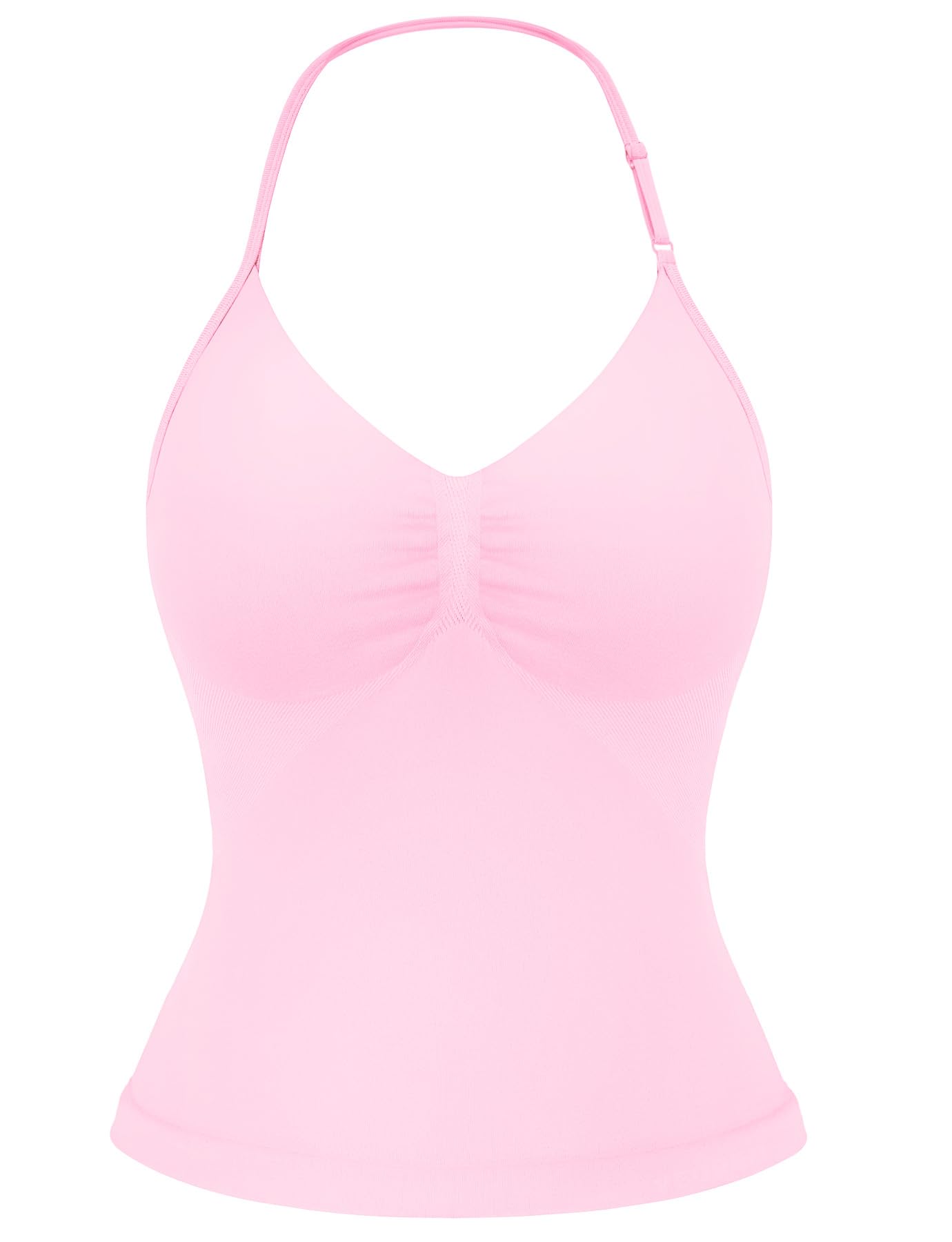 YEOREO SoftHue Impact Longline Strappy Top Women's Halter Workout Tank Tops