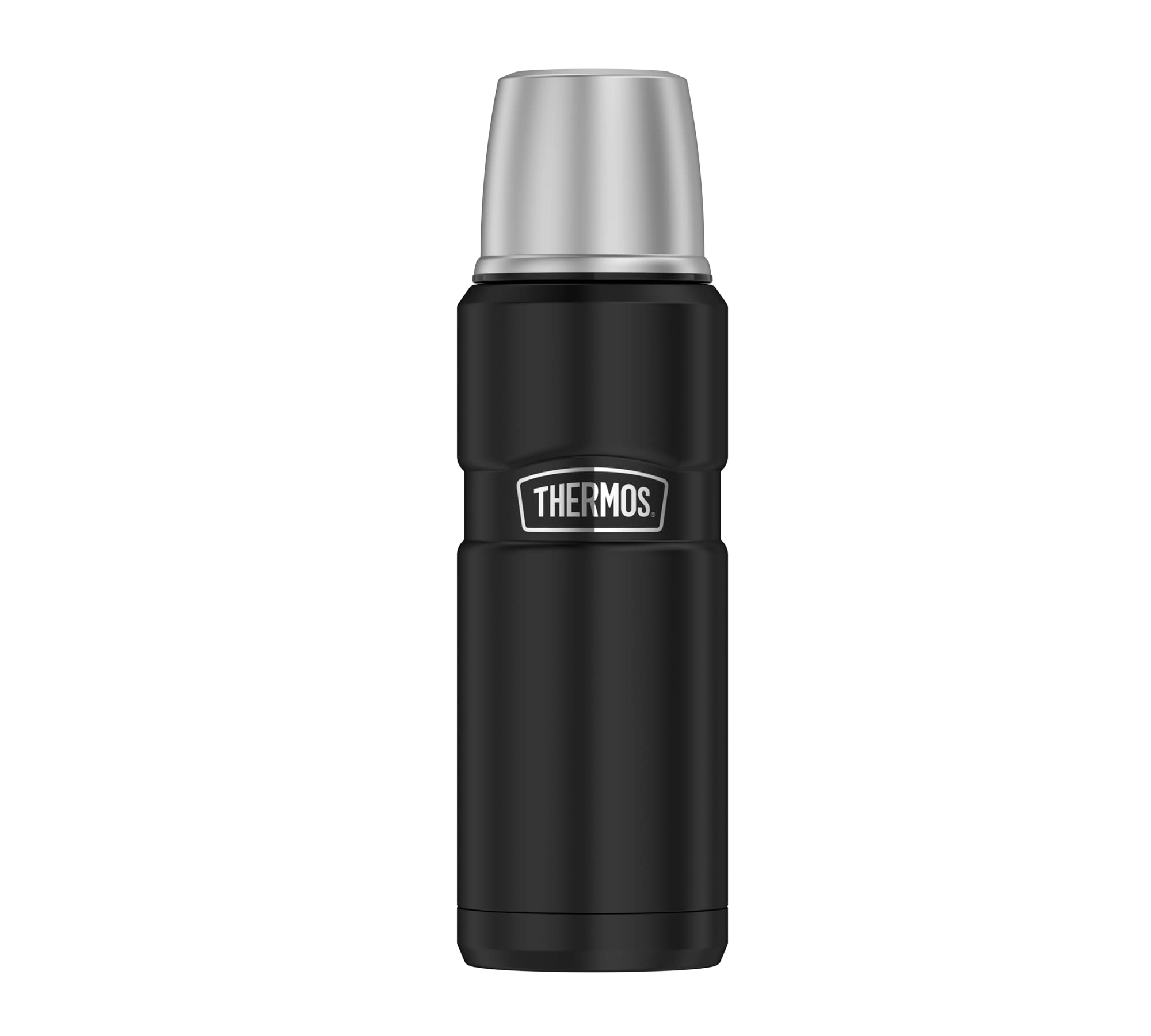 Thermos Stainless Steel Thermos, Stainless Steel, Black, 3 x 3 x 24.5 cm