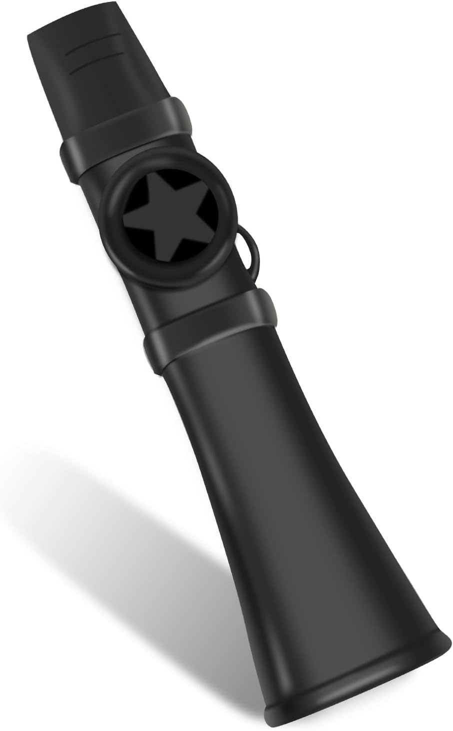 Gosizos Kazoo Instrument for Adults, Black ABS Humming Kazoos with Lanyard | No 