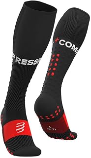 COMPRESSPORT - Full Socks Run Compression Socks - Muscle Support - Running & Triathlon - For Training & Competition - Ultra Light