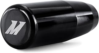 Mishimoto MMSK-BK Weighted Shift Knob, with 3 Thread Pitch Inserts to Fit Various Vehicle Models, Black Steel