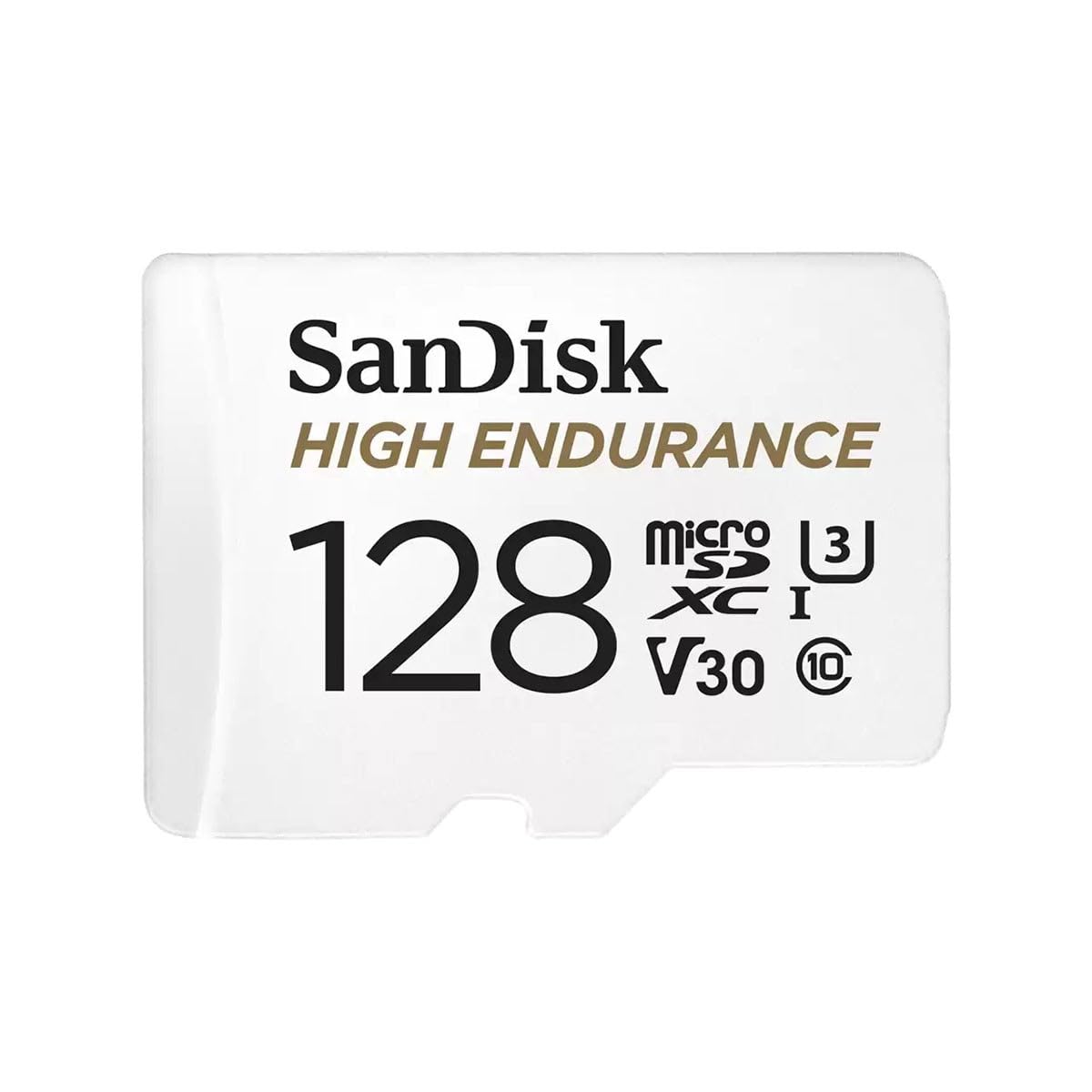 SanDisk 128GB High Endurance microSDXC Card for IP Cameras and Dash Cams + SD Ad