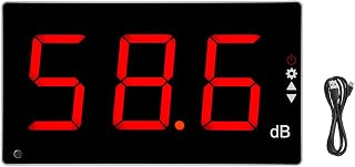 Mulcort Decibel Meter, Digital Sound Level Meter, dB Meter | Large Screen, 30-130dB Decibel Monitoring, Sound Alarm, Wall Mounted, LCD Sound Meter for Home Office Factory Neighbor Noise