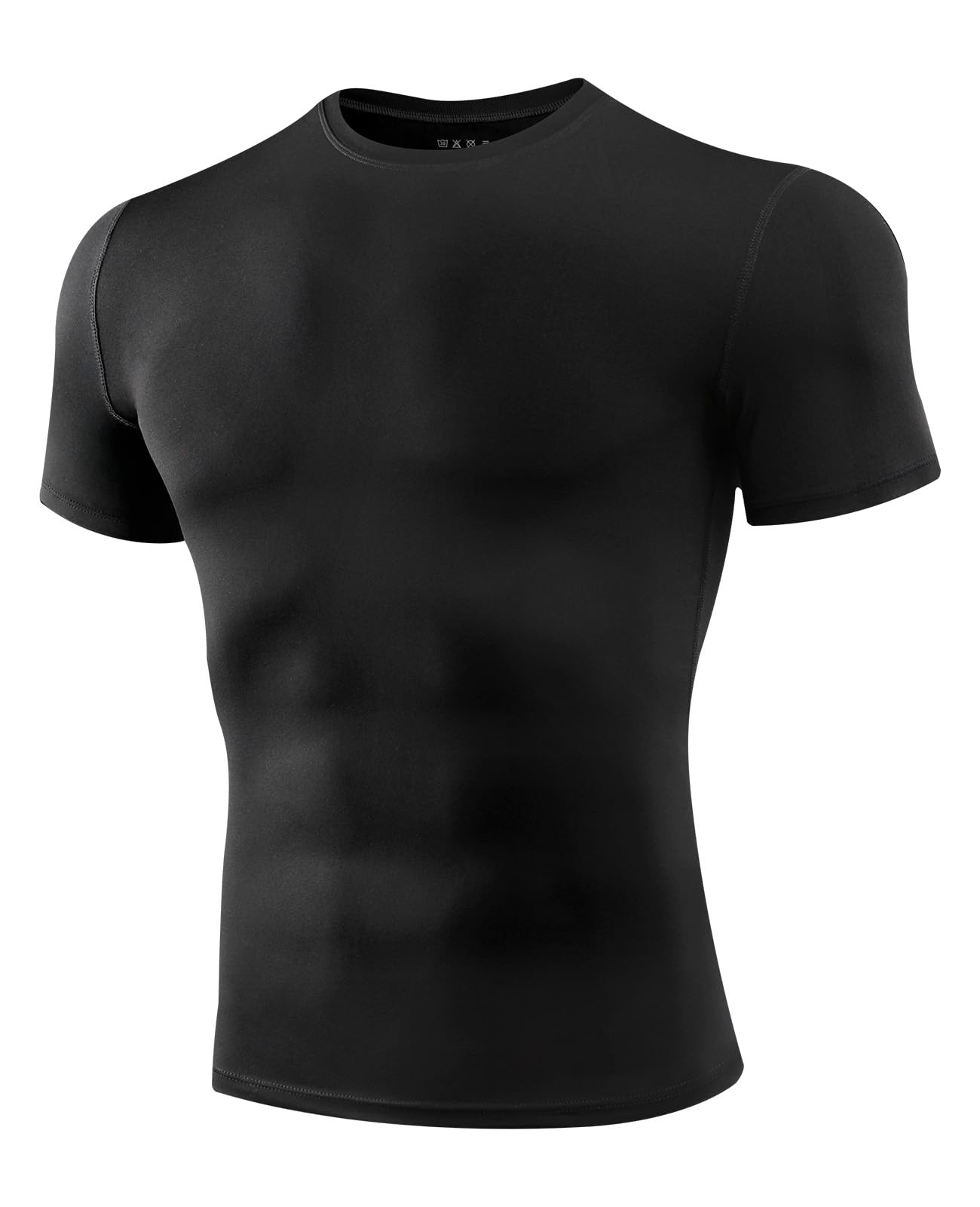 Niksa 3 Pieces Men's T-Shirt, Short-Sleeved Breathable Quick Drying Compression 