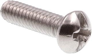 Prime-Line 9003550 Machine Screws, Round Head, Phillips/Slotted Combination Drive, #8-32 X 5/8 In., Grade 18-8 Stainless Steel (25 Pack)