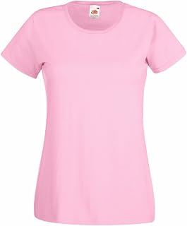 Fruit of the Loom Women's Valueweight T Lady-Fit T-Shirt