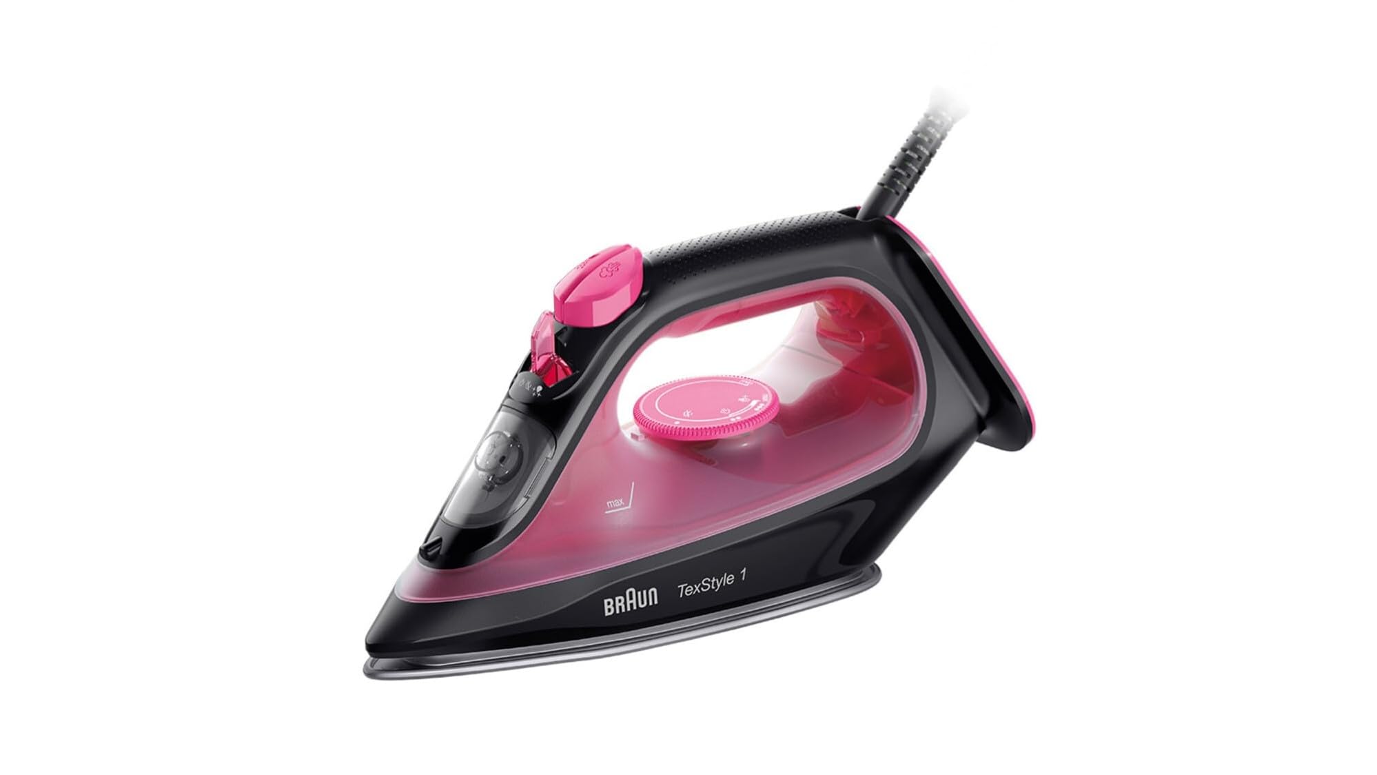 Braun TexStyle 1 SI1070PU, Smoothing Iron with 5 Years Service, SuperCeramic Pla