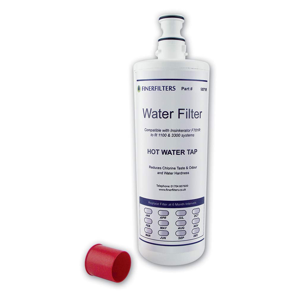 Finerfilters FF-40 Water Filter Cartridge Compatible with InSinkErator F-701R an