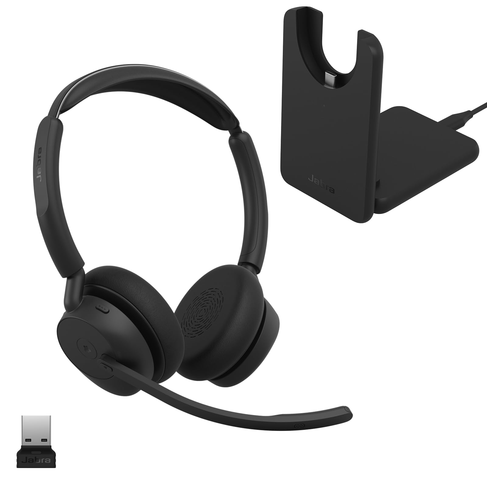 Jabra Evolve3 45 Wireless Bluetooth Headphones, USB-A, UC