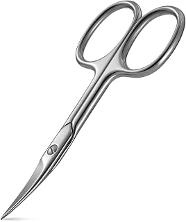 BEZOX Nail Scissors with Sharp Curved Blade - Nail Maintenance Toenail and Fingernail Scissor with Ergonomic Design for Men & Women