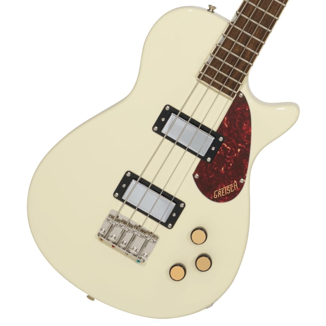 Gretsch Streamliner Jet Club Single-cut Electric Bass Guitar - Vintage White
