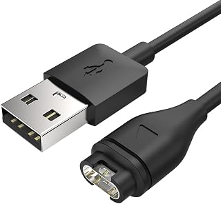 TUSITA Charger Compatible with Garmin Fenix 5 5S 5X Plus 6 6S 6X Pro 7 7S 7X, Forerunner 45 45S 245 Music 935 945, Vívoactive 3 4 4S, Approach S10 S40 S60,Vívomove 3S Sport,Venu Sq 2 Plus, Instinct