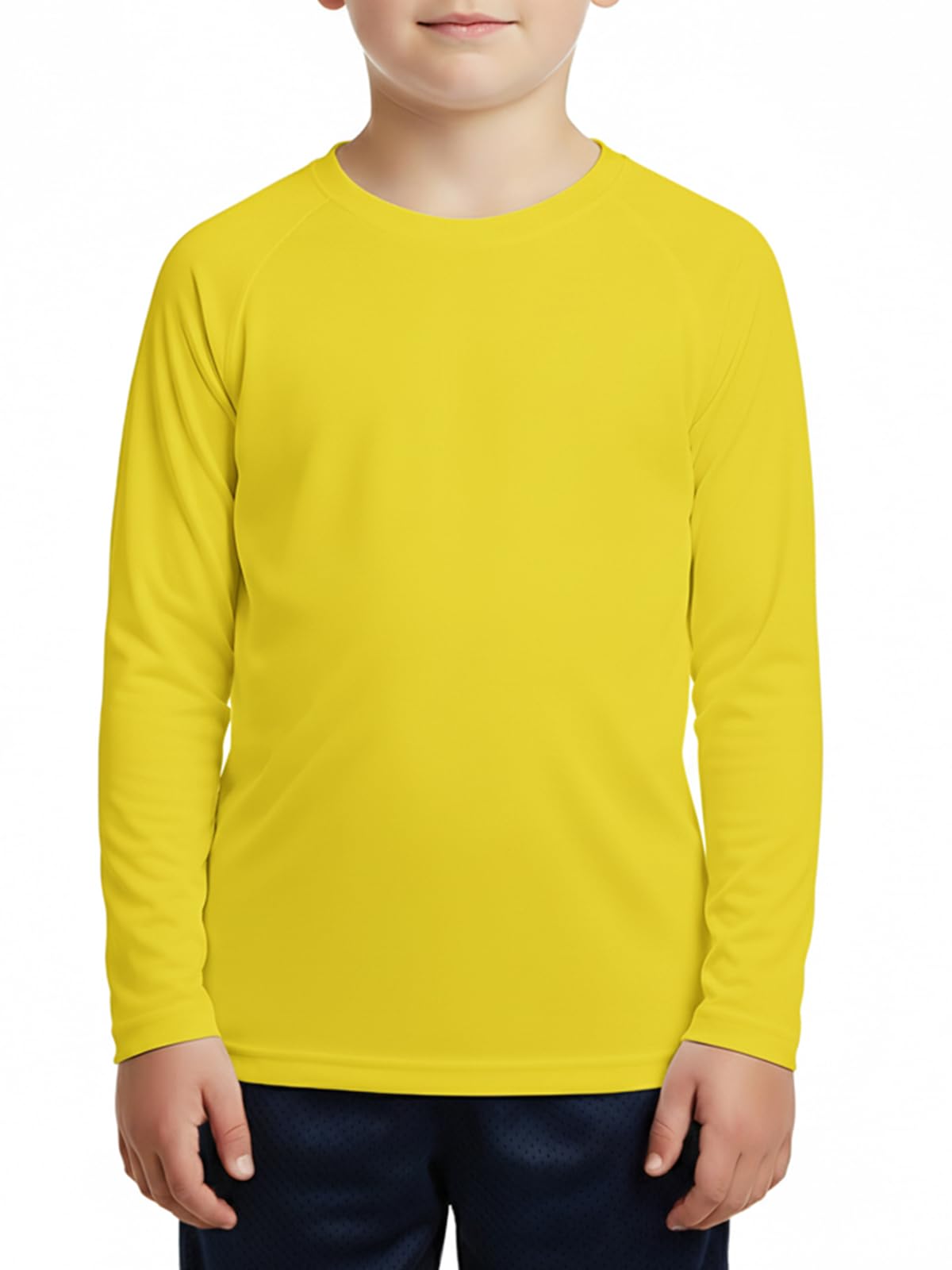 DEVOROPA Boys UPF 50+ Rash Guard Swim Shirt Long Sleeve Quick Dry Lightweight Ki