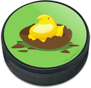 GRAPHICS & MORE Peeps Hatching Out of Chocolate Easter Egg Ice Hockey Puck