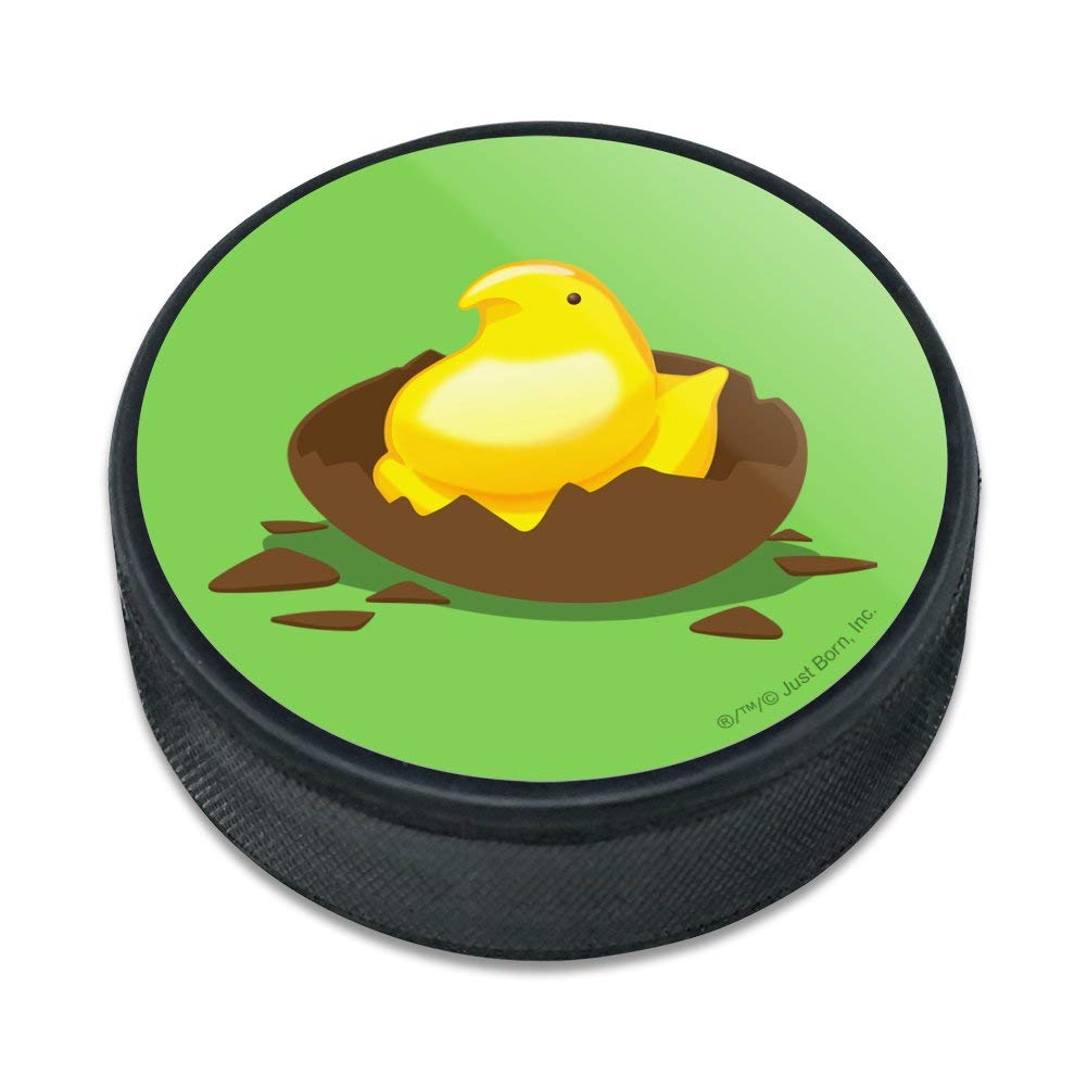 GRAPHICS & MORE Peeps Hatching Out of Chocolate Easter Egg Ice Hockey Puck