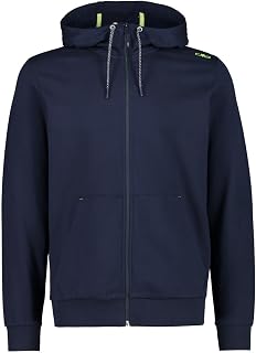 CMP Felpa in Pile Stretch Fleece da Uomo con Cappuccio Fisso Fleece Jacket Uomo (Pacco da 1)