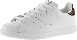 victoria Tenis Leather Sneaker & Back in Glitter & Perforated Logo 1125104 for Girls