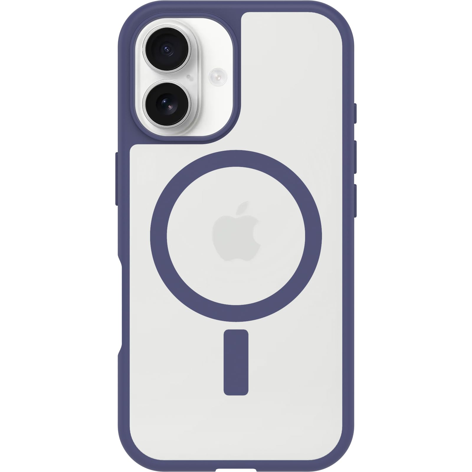 OtterBox React MagSafe Cover for iPhone 16, Transparent/Purple