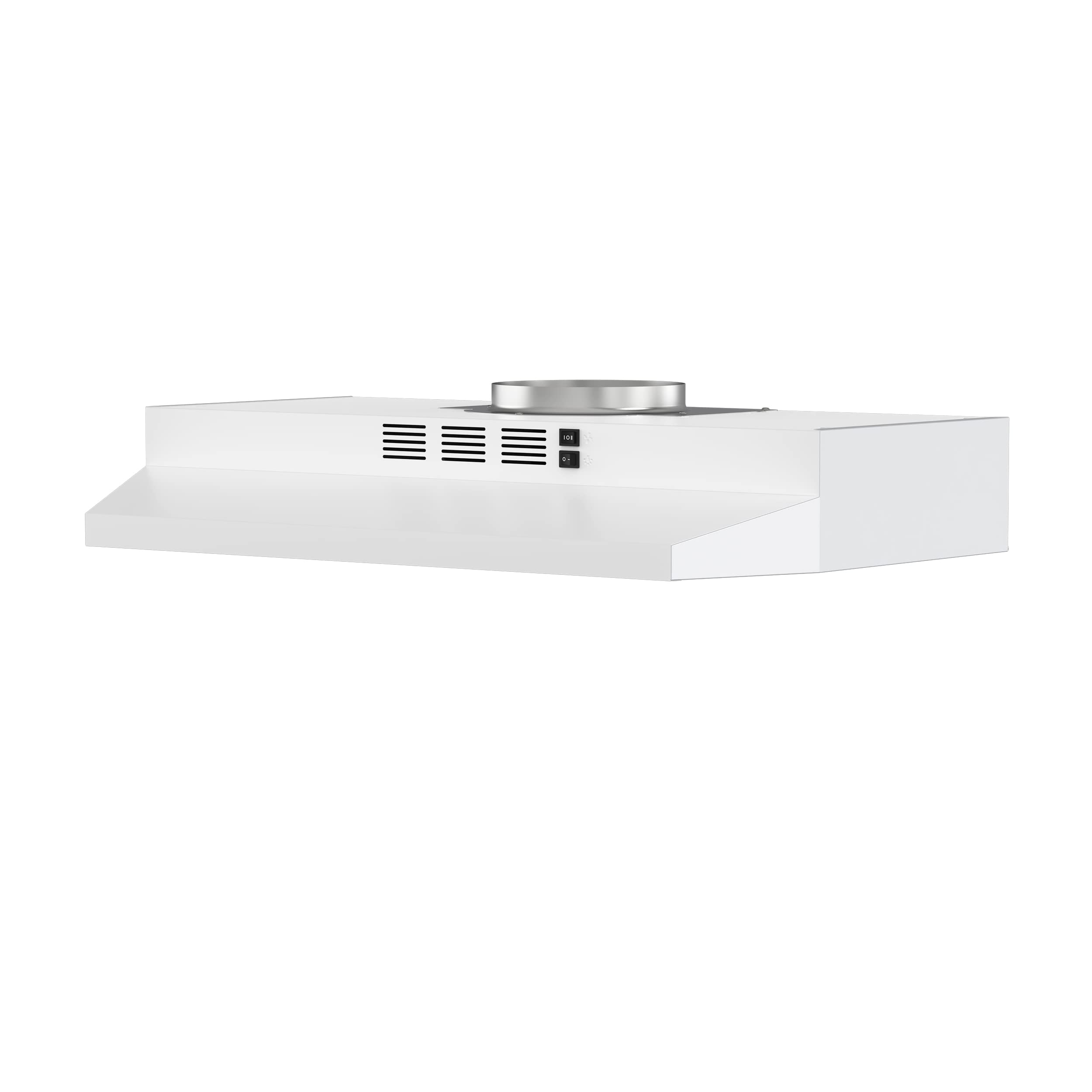 FIREGAS Range Hood 30 inch Under Cabinet, White Range Hood, Kitchen Hood | 300CF