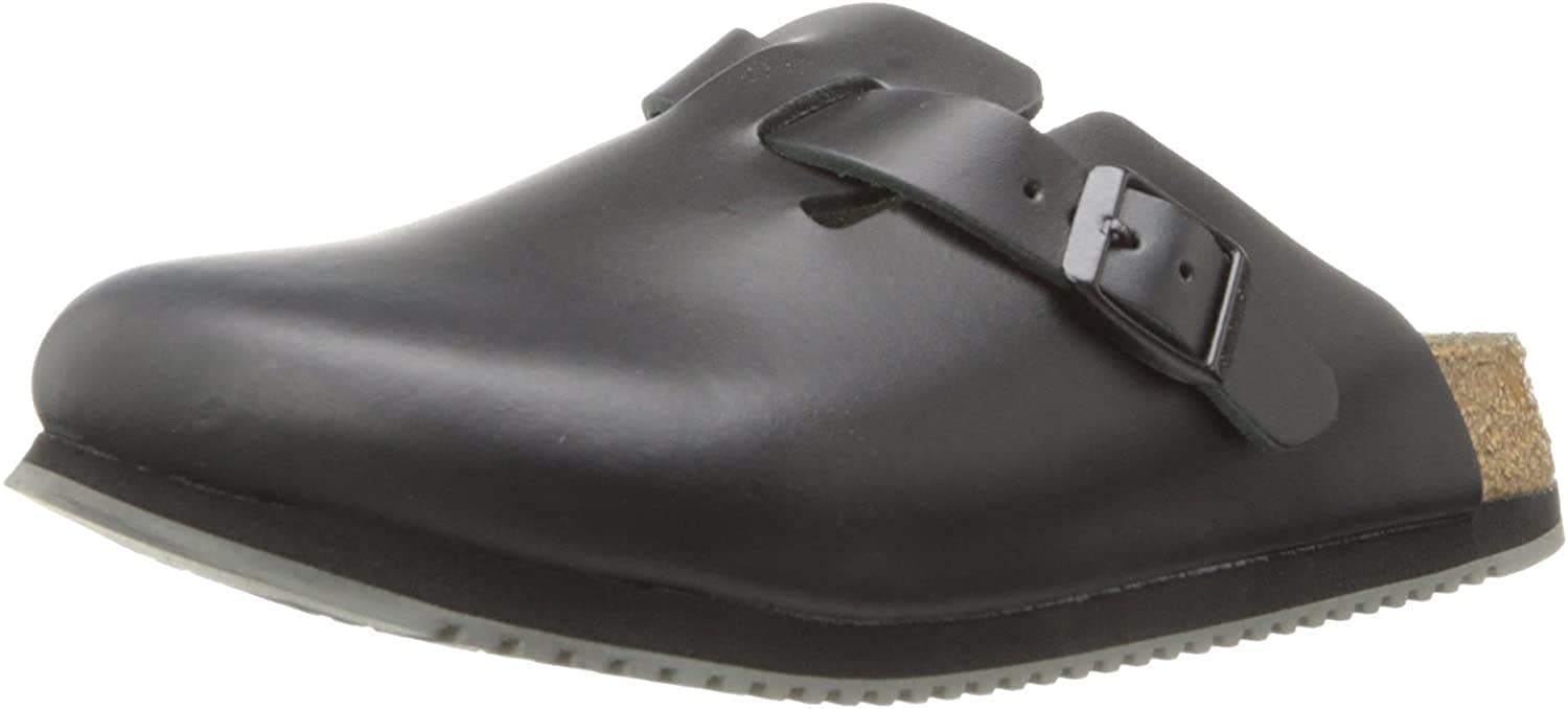 Birkenstock Leather Boston Canberra Clogs