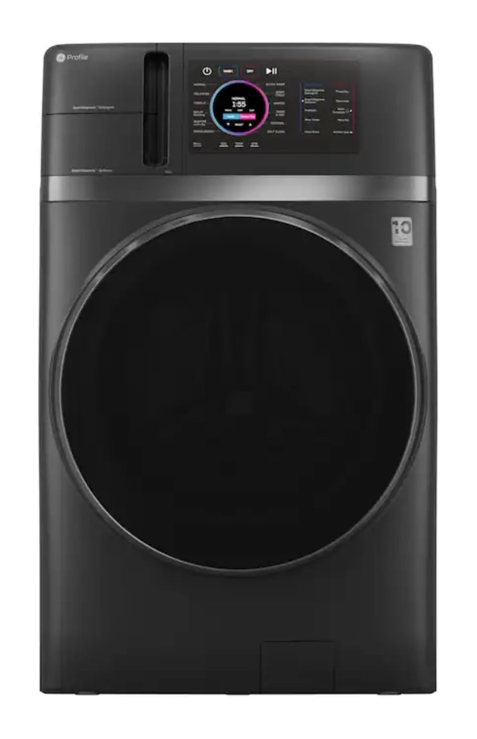 GE Profile PFQ97HSPVDS 28 Inch Smart Front Load Washer/Dryer Combo with 4.8 cu.f