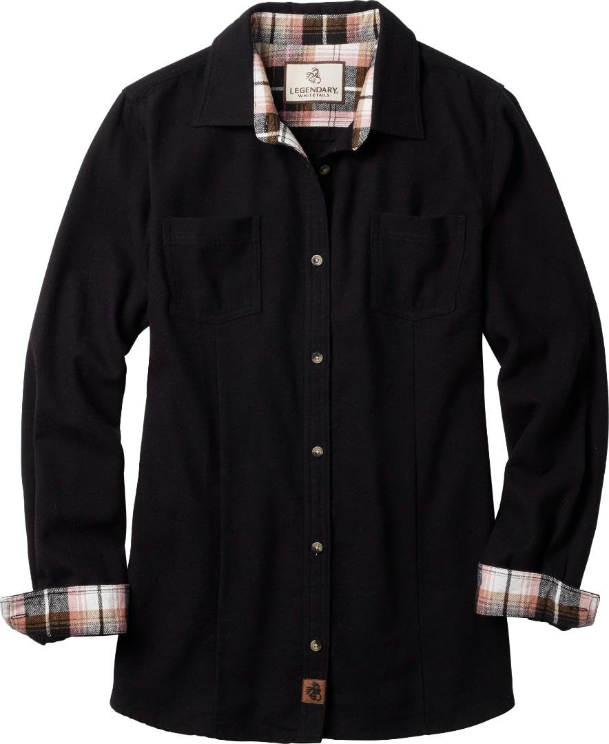 [Legendary Whitetails] Long Sleeve Cottage Escape Flannel Long Sleeve Plaid and 