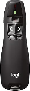 Logitech Wireless Presenter R400, Presentation Wireless Presenter with Laser Pointer (Renewed)