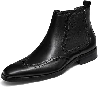 Men's Chelsea Boots Mens Genuine Leather Dress Boots