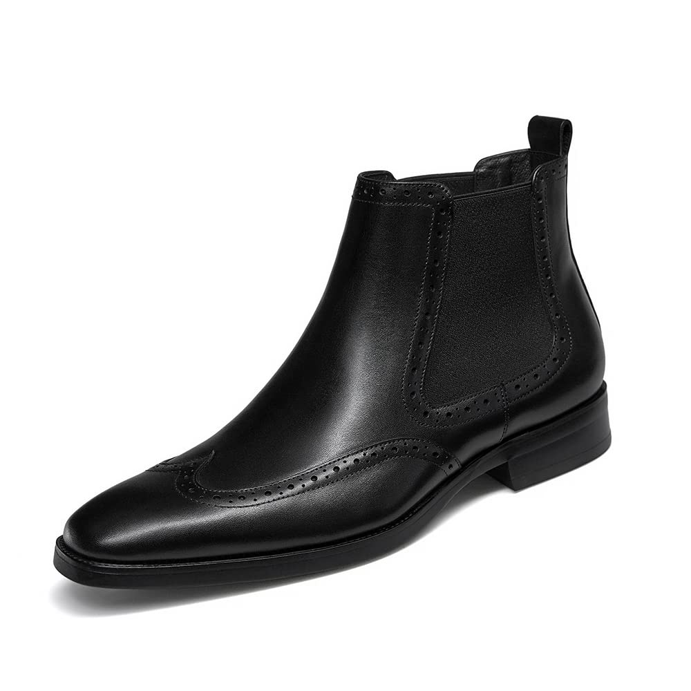 Men's Chelsea Boots Mens Genuine Leather Dress Boots