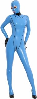 Latex Rubber Gummi Catsuit Ganzanzug Tights Anzug Suit Cosplay Overall Kostüm