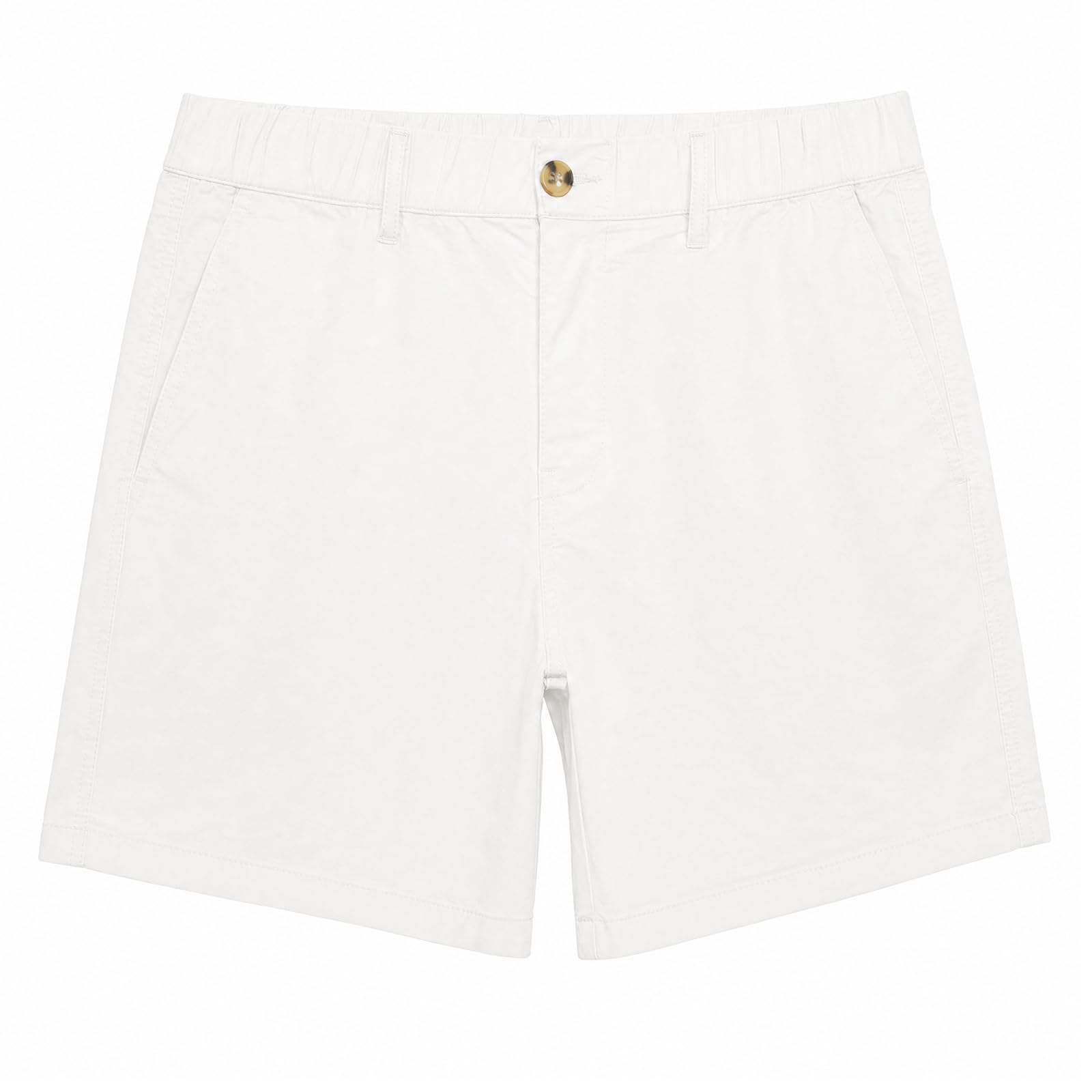maamgic Men's Classic Fit 5" Cotton Casual Khaki Shorts with Multi-Pocket