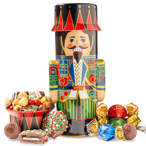 Christmas Gift Baskets- Nutcracker Soldier Chocolate Food Candy Gift Box Set- Fo