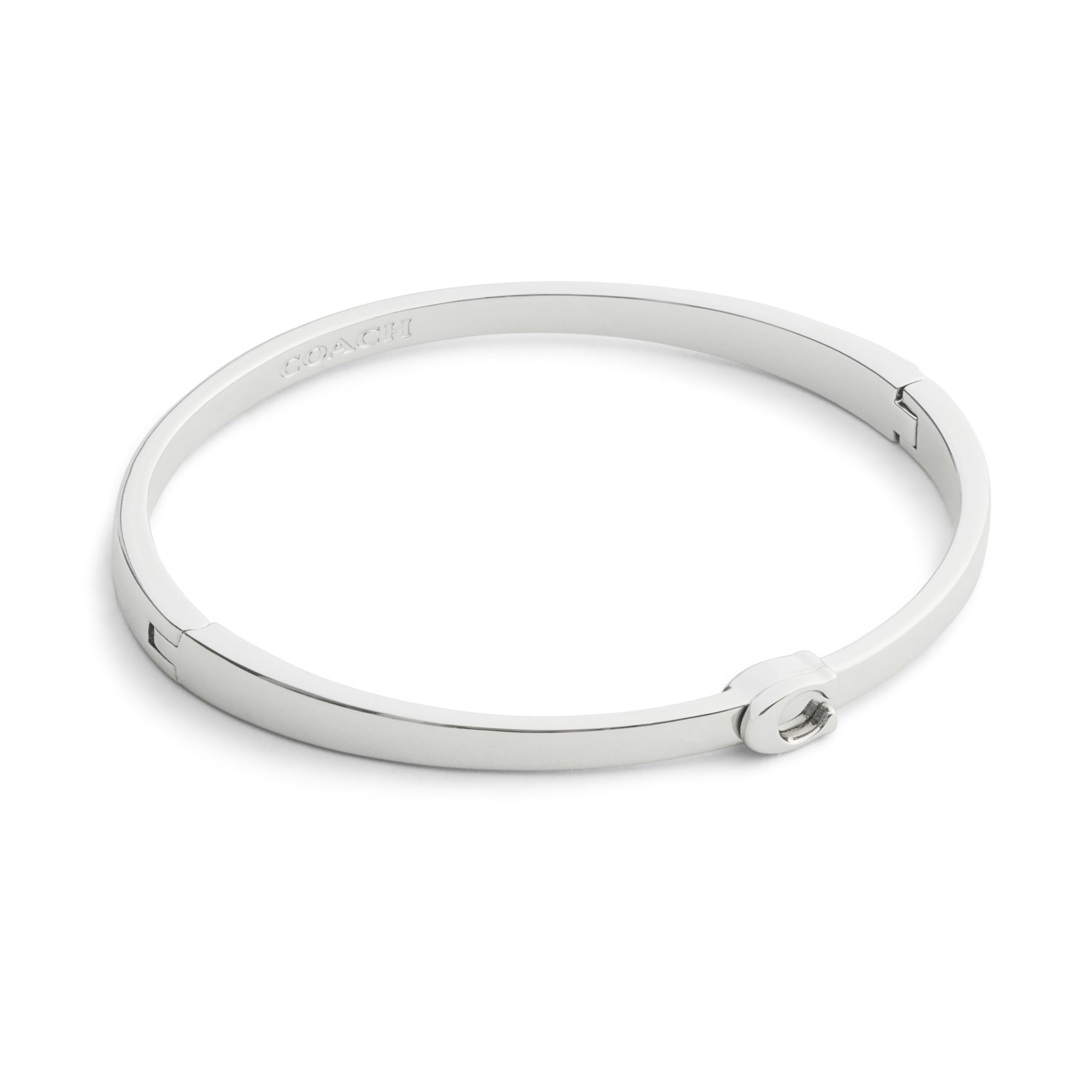 COACH Jewelry Women's Signature C Bangle Bracelet