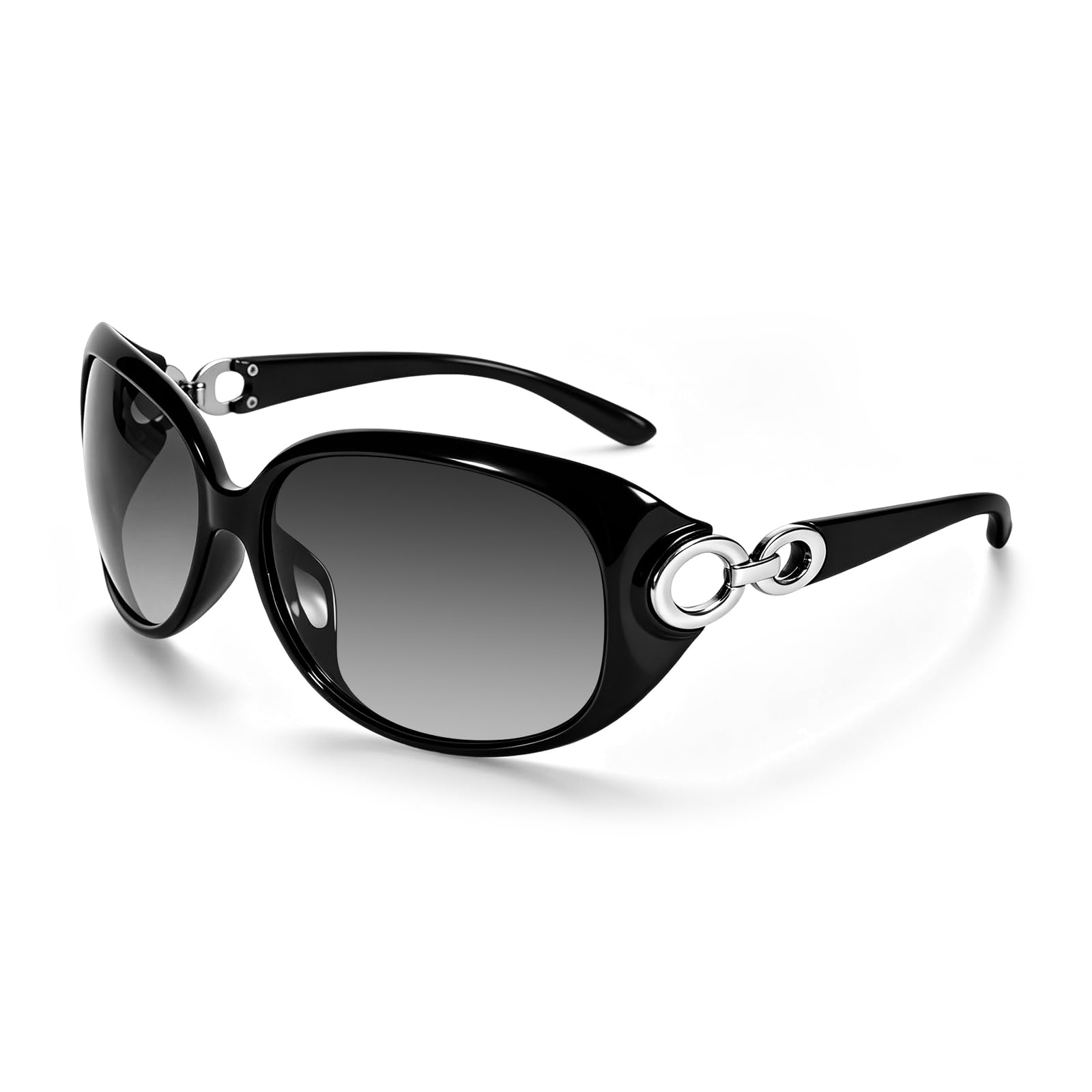 TYA Retro Sunglasses for Women Men Polarized Oversized Glasses