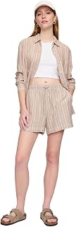 GAP Ladies 4" Linen Easy Slip On Shorts
