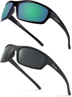 Polarized Sport Sunglasses for Men Women Square Sun Glasses UV400