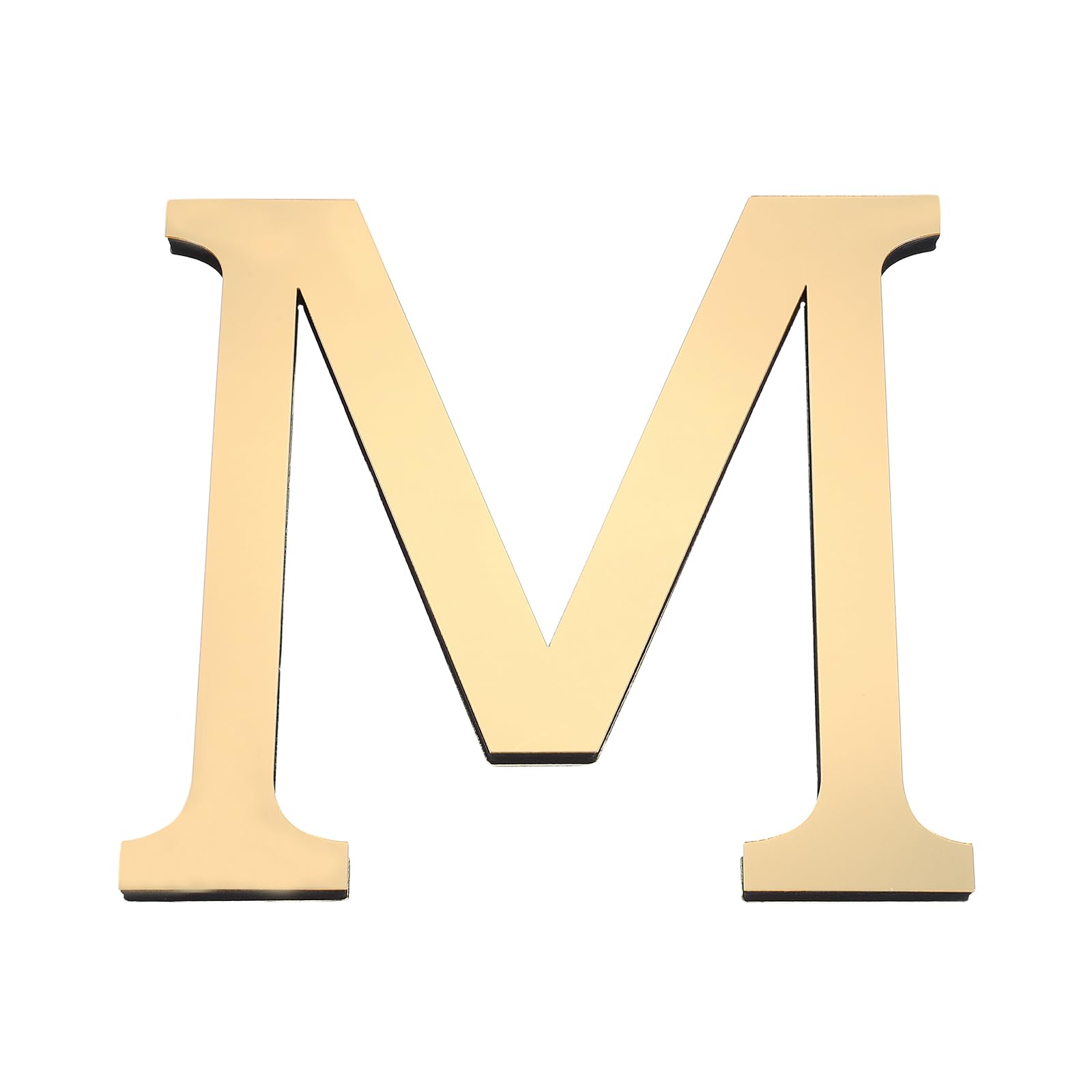 PATIKIL 7.87 Inch Acrylic Letter 3D Letter Wall Mirror M