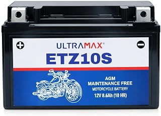 ETZ10S High Power ULTRAMAX Motorcycle Bike Battery - REPLACES YTZ10S