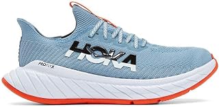 HOKA ONE ONE Men's Carbon X 3 Running Shoes, Mountain Spring/PUFFIN'S Bill, 9.5 UK