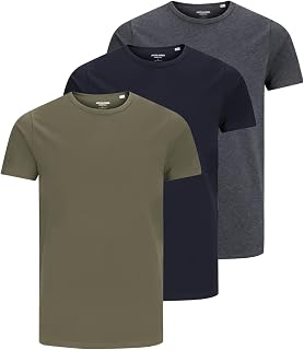 JACK & JONES Men's Jjeorganic Basic Tee SS O-Neck Noos T-Shirt (Pack of 1)