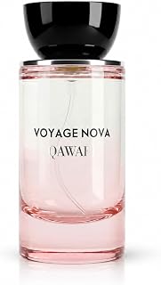 QAWAFI Voyage Nova Eau de Parfum for Women, Lychee Bergamot, Rose Peony Cocoa Blossom, Elegant Patchouli, Long Lasting Spring Fall Perfume, 50ml &amp;1.7fl oz