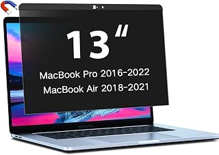 STARY Privacy Screen for MacBook Pro 13 Inch (2016-2022,M1/M2) & MacBook Air 13 Inch (2018-2021,M1), Magnetic Anti Glare Blue Light Filter for Macbook Air/Pro 13.3 with Camera Cover