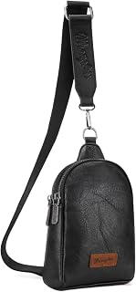 Wrangler Crossbody Clear Sling Bags for Women Stadium Approved Cross Body Purse for Sports Events Concerts