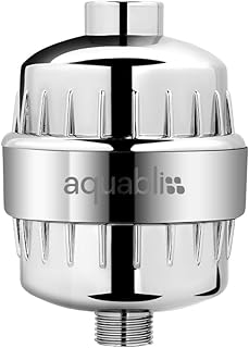 Aquabliss SF100 Daily Revitalize Shower Filter - Chrome | Vitamin C shower filter, vitamins and minerals infusion, softer-feeling skin, healthier hair, SF100