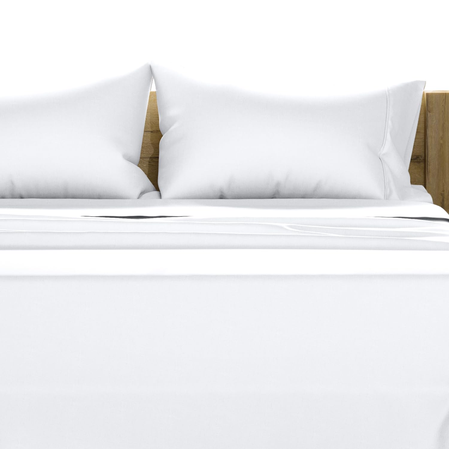 TEXAS LINEN CO. 100% Egyptian Cotton Sheets Queen Size - 1500 Series High Thread